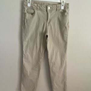Wonder Nation Size 16 Straight Leg Khaki Pants with Adjustable Waist